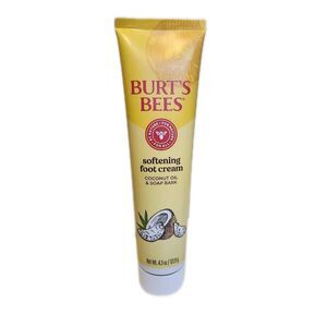 Burt's Bees Softening Foot Cream Coconut Oil & Soap Bark, 4.3 oz